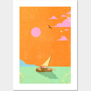 MIDNIGHT SAIL Posters and Art